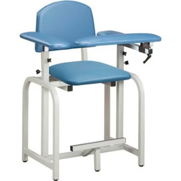Clinton„¢ 66011 Lab X Series Extra-Tall Blood Drawing Chair with Padded Arms, Clinton Industries, Mfr#: 66011
